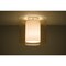 Besa Lighting Pahu 12 Ceiling, Trans. Armagnac/Opal, Satin Nickel Finish, 1x11W LED 1KM-G18407-LED-SN - alternate 1